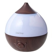 加湿器(超音波式) アロマ加湿器 Dew Drop 適用床面積6~8畳 ダークブラウン HF-1412DB