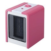 電気暖房 コンパクトファンヒーター CUBE（キューブ） ピンク CH-1428PK