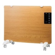 電気暖房 ガラスパネルヒーター 木目調 ナチュラルブラウン PH-1427NB