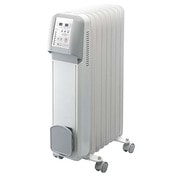 電気暖房 マイコン式オイルヒーター Hidamari ホワイト OH-1430WH