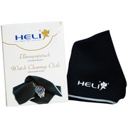 30×24cm ブラック HELI マイクロファイバークロス