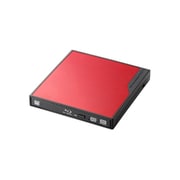 USB3.0 ポータブルBlu-rayディスクドライブ 編集書込みソフト付き レッド LBD-PMJ6U3VRD