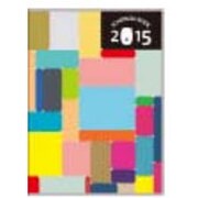 2015年度手帳 A6 パペリ マンスリータイプ Tiles SA6M518
