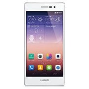 Android 4.4搭載 5.0インチ液晶 SIMフリースマートフォン LTE対応 ホワイト Ascend P7 L10/W