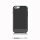 FE-RSEPA/BK [iPhone 6/6s ラバーコーティングケース 4.7インチ 黒]