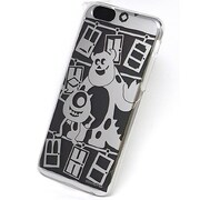 カスタムカバー [iPhone 6/6s用ケース ディズニー モンスターズ シルエット シルバー]