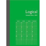 ロジカルダイアリー2015 ノートタイプ A6 グリーン NS-A602-15BG