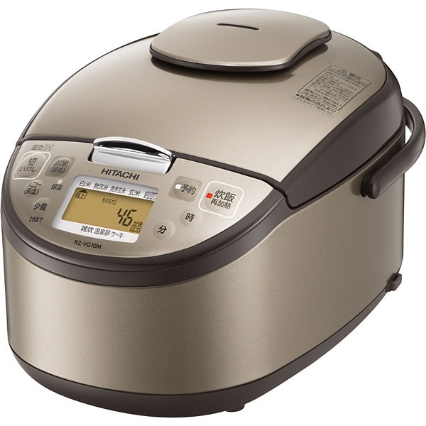 日立 炊飯器 HITACHI RZ-G10EM(T) GRAY 本物保証! - 炊飯器・餅つき機