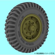 PZ35264 [1/35 英・ハンバーMk.IV装甲車用ホイール・ダンロップ製 プラモデルパーツ]