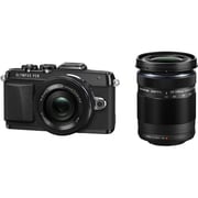 PEN Lite E-PL7 EZダブルズームキット [ボディ+「M.ZUIKO DIGITAL ED 14-42mm F3.5-5.6 EZ」+「M.ZUIKO DIGITAL ED 40-150mm F4.0-5.6 R」 ブラック]