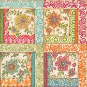 ドレスアップシール iPad Air Skin Ikat Floral