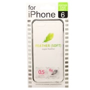 J-iP14-02CL [iPhone 6/6s用 フェザーケース ソフト クリア]