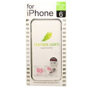 J-iP14-02CLL [iPhone 6/6s用 フェザーケース ソフト クリアラメ]