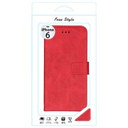 J-iP1405RD [iPhone 6ケース ブックタイプケース レッド]