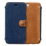 Z4028i6 [iPhone 6s/6 4.7インチ用ケース デニムビンテージ ポケットダイアリー]