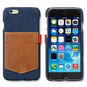 Z4029i6 [iPhone 6s/6 4.7インチ用ケース デニムビンテージポケットバー]