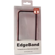 EB6-014 [EdgeBand iPhone 6/6s BKリムRD]