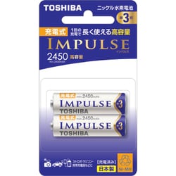 ニッケル水素電池 IMPULSE（インパルス） 高容量タイプ 単3形 2本 TNH-3AH 2P