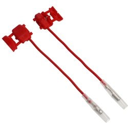 電源取り出しコネクター（赤）DC12V80W以下 DC24V160W以下 2個入り E418