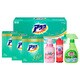 アタッククリーンライフギフト K・AC-40N [アタック 1.5kg×3 フローラルハミング 400ml キュキュット 240ml バスマジックリン 400ml]