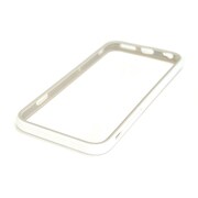 XI6ABU001 [iPhone 6/6s用バンパー ホワイト/グレー ストラップホール付き X-doria Bump]