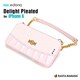 XI6ADP002 [iPhone 6/6s用ケース バッグタイプ 横型 X-doria Delight Pleated ピーチ]