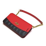 XI6ADP003 [iPhone 6/6s用ケース バッグタイプ 横型 X-doria Delight Pleated レッド/ブラック]