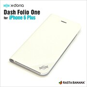XI6BDF002 [iPhone 6 Plus用ケース 薄型手帳・ブックタイプ 横型 スタンドカバー X-doria Dash Folio One ホワイト]