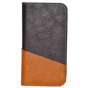 MS2-P6LC7BR [iPhone 6/6s用 フロントポケット付手帳型レザーケース ブラウン]