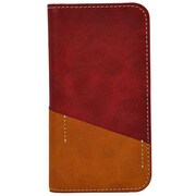 MS2-P6LC7RD [iPhone 6/6s用 フロントポケット付手帳型レザーケース レッド]