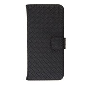 MS2-P6LC10BK [iPhone 6/6s用 スタンド機能付きメッシュレザーケース ブラック]