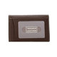 TRENDER LEATHER（トレンダーレザー） パス入ダブル 二つ折り型 窓2面 ダークブラウン TLPP-05W-DBN