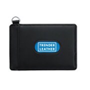 TRENDER LEATHER（トレンダーレザー） パス入シングル 2面 ブラック TLPP-06S-B