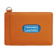 TRENDER LEATHER（トレンダーレザー） パス入シングル 2面 ブラウン TLPP-06S-BN