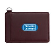 TRENDER LEATHER（トレンダーレザー） パス入シングル 2面 ワインレッド TLPP-06S-WR