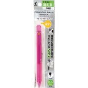 ゲルインキボールペン フリクションボールノック 0.5mm ピンク パック仕様 P-LFBK-23EF-P