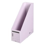 ボックスファイル(古紙パルプ配合率95%再生紙) A4-S バイオレット FL-052BF VL