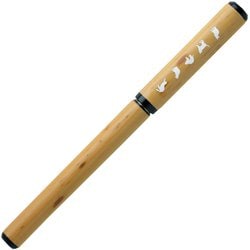 天然竹筆ペン 猫 桐箱 AK3200MK-57