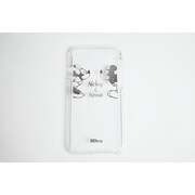 0213Disneyクリアハードケース [iPhone 6 4.7インチ用 ミッキーミニーキス/シルバー]