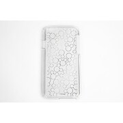 0211Disneyクリアハードケース [iPhone 6 4.7インチ用 ミッキーシルエット/シルバー]