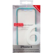 IPC647BUMPERACQUA [iPhone 6 4.7インチ BUMPER COVER LIGHT BLUE w/ screen protector]