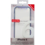 IPC647BUMPERBLUE [iPhone 6 4.7インチ BUMPER COVER LIGHT BLUE w/screen protector]