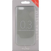 IPC65503BLK [iPhone 6 Plus極薄0.3ミリ ウルトラスリムカバー 液晶保護フィルム付 シリコンケース ブラック]