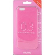 IPC65503PNK [iPhone 6 Plus極薄0.3ミリ ウルトラスリムカバー 液晶保護フィルム付 シリコンケース ピンク]