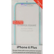 IPC655BUMPERACQUA [iPhone 6 Plus 5.5インチ BUMPER COVER LIGHT BLUE w/screen protector]