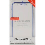 IPC655BUMPERBLUE [iPhone 6 Plus 5.5インチ BUMPER COVER LIGHT BLUE w/screen protector]