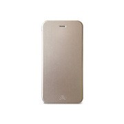 IPC647BOOKMGOLD [iPhone 6エコレザーケース ミラー付 フリップケース TRANSP BACK ゴールド]