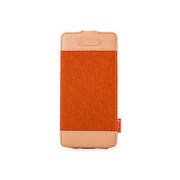 MKCRUFCIP6FOEML [iPhone 6専用 フリップケース Cru Series Premium Leather Case Jacka Orange オレンジ]