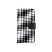 MKWNDBIP65BKSC [iPhone 6 Plus専用 フリップケース PU Case Western Series Diary Black Checked ブラックチェック]
