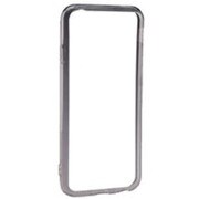 BSIP14CKSHBCBK [iPhone 6 4.7インチ用 ソフトバンパー 液晶保護フィルム付 クリアブラック]